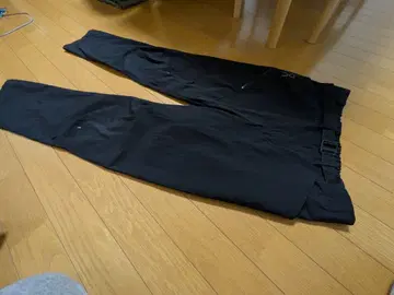 온 블랙 스트레치 릴랙스 팬츠 M