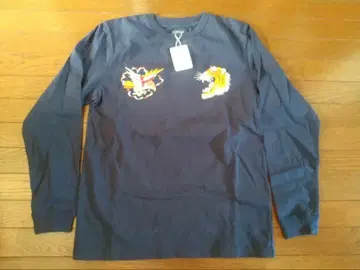 동양 엔터프라이즈 자수 롱 슬리브 T셔츠 S 미사용