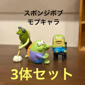 스펀지밥 피규어 3체 세트
