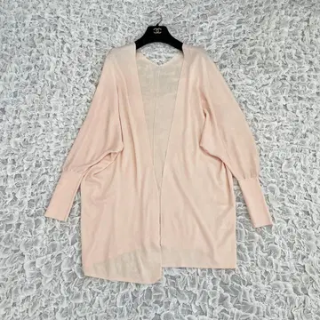 소주 soeju UV 가공 롱 가디건