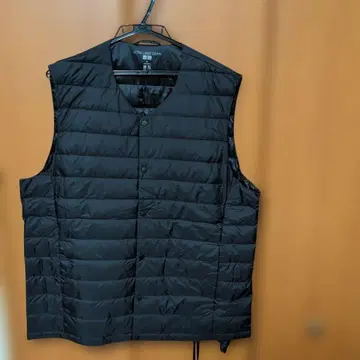 UNIQLO 울트라 라이트 다운 다운 베스트 XL 블랙