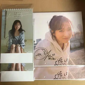 오구리 유이 AKB48 달력 친필 사인 2점 포함 4권 세트