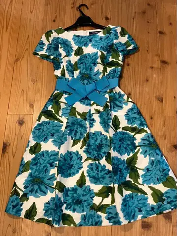 [M'S GRACY] 꽃무늬 리본 포함 원피스 36