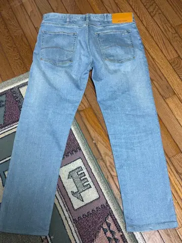 Armani Exchange 스트레이트 데님 라이트 블루