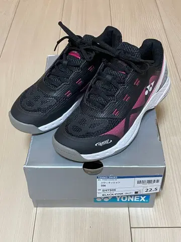 YONEX 테니스화 SHT506 블랙/핑크 22.5