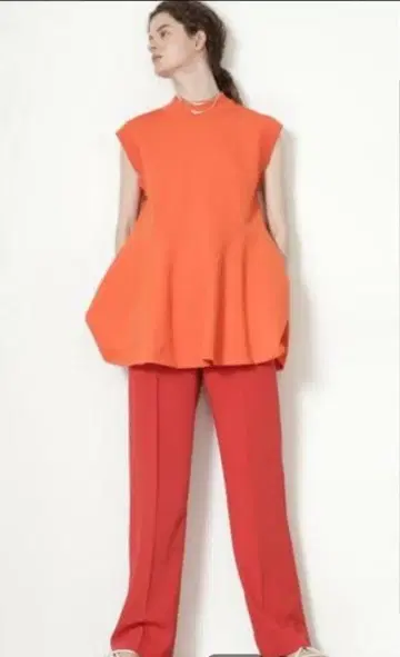 레드 캐주얼 팬츠 사이즈 36