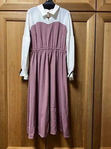 엑시즈팜 원피스 핑크