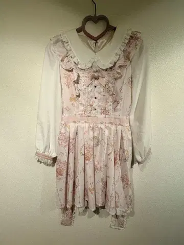 LIZLISA 주얼리 패턴 원피스 L