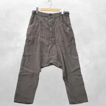 파드칼레 pas de calais 린넨 블렌드 사루엘 팬츠 36