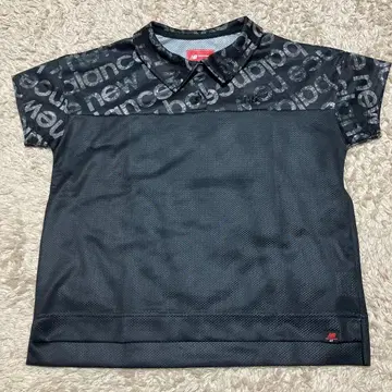 뉴발란스 골프 새상품! 로고 프린트 절개 피케 셔츠 루즈핏 디자인