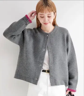 B.C STOCK 2층 스무스 니트 블루종 FREE size 최종 가격