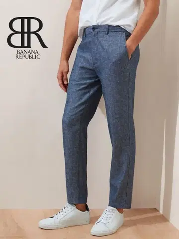 바나나리퍼블릭 애슬레틱 테이퍼드 린넨 블렌드