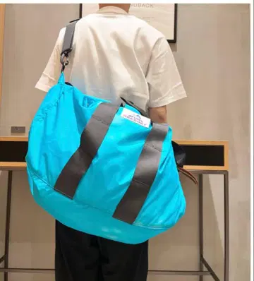 [ 미사용 ] 그레고리 x 빔즈 별주 더플백 빈티지 터콰이즈