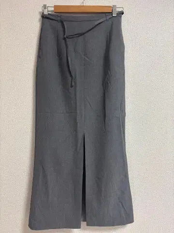 snidel 그레이 타이트 스커트 허리 벨트 포함