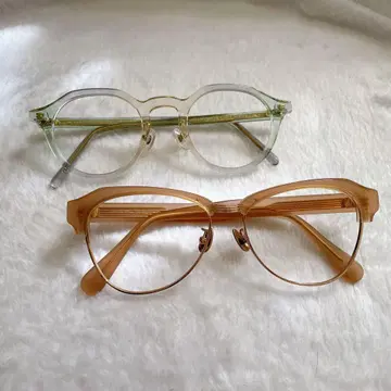 JINS 안경 서모트 크라운 판테 홑테 즉시 구매 패션 안경