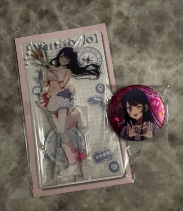 최애의 아이 호시노 아이 아크릴 스탠드 캔뱃지