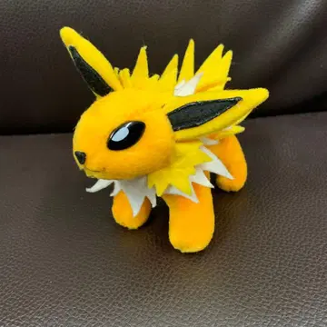 레어 초기 포켓몬 썬더 봉제 인형 BANDAI 1998