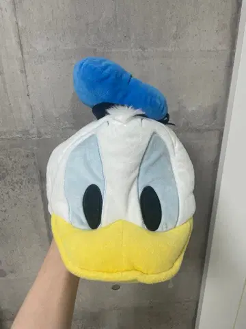 도널드 덕 봉제 인형 모자 디즈니랜드 시 캡