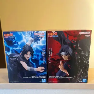 [GIGO한정판] NARUTO 우치하 사스케 이타치 피규어 및 씰 세트