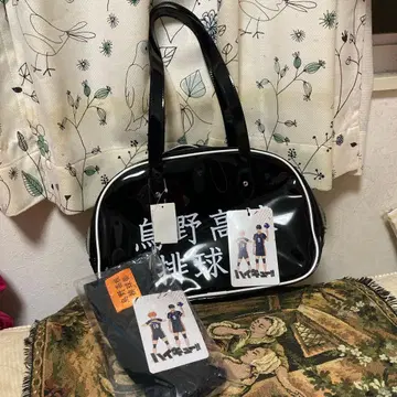 시마무라 x 하이큐 해피 백 카라스노 고교 가방, 헤어밴드 2종 세트