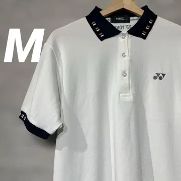 [ 새상품급 ] 요넥스 남성용 피케 셔츠 사이버스 타 화이트 M