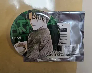 진격의 거인 아사노 쿄지 원화전 2017 트레이딩 캔뱃지 리바이 B