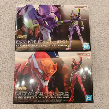 [ 미조립 세트 ] RG 에반게리온 초호기 & 2호기 프라모델