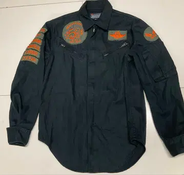 ALPHA INDUSTRIES 밀리터리 자켓 M 블랙 50주년 기념