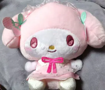 [ 새상품 ] 하얀 딸기 BIG 봉제 인형 마이멜로디 산리오 약 25cm