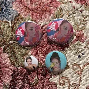 itzy 캔뱃지 리아 세트 wannabe icy kcon
