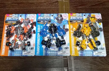 다이소 변형 로봇 3체 세트