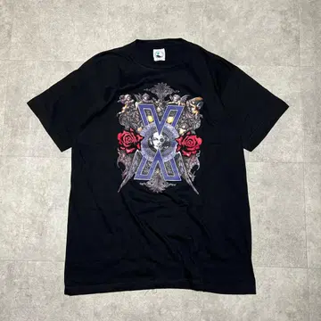 데드스탁 1990's 'X JAPAN' 티셔츠 L 블랙