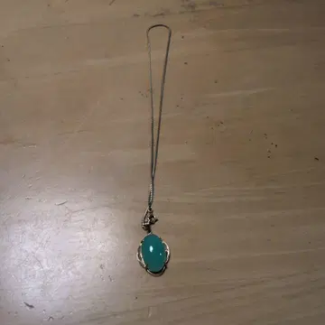 터콰이즈 오벌 펜던트 목걸이