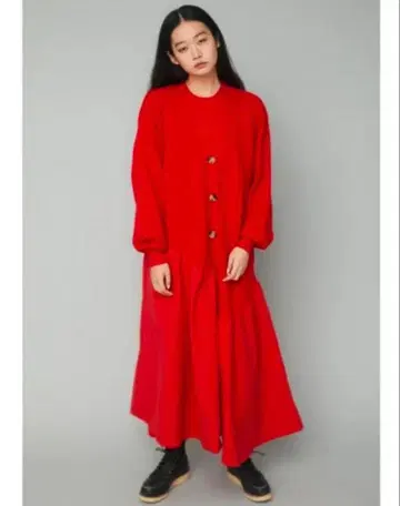 HeRIN.CYE 원피스 Jersey cardigan dress