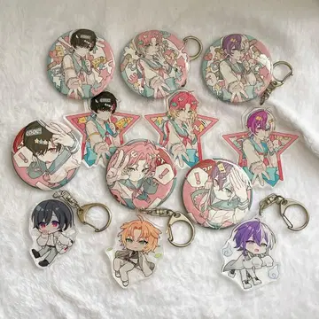 미미스타 렌가 하츠세 군 UMA(시카상) 마시카상 아크릴 키링 캔 배지