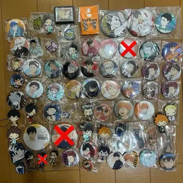 하이큐 낱개 판매 캔뱃지 니토탄 키링 핀 배지