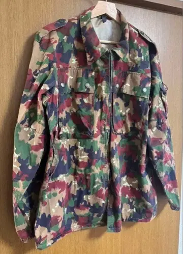 스위스군 마운틴 자켓 알펜 카모플라쥬