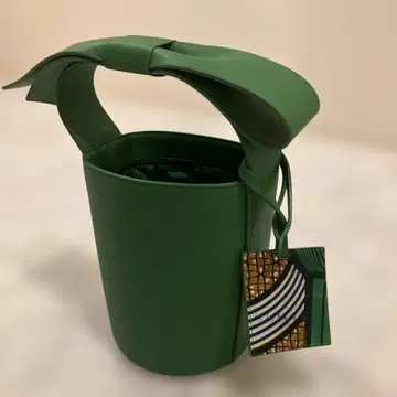 [ 새상품급 ] CLOUDY 클라우디 리본 핸들백 그린