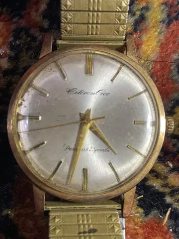 빈티지 **Citizen Ace 23석 파라쇼크 수동 와인딩 손목시계