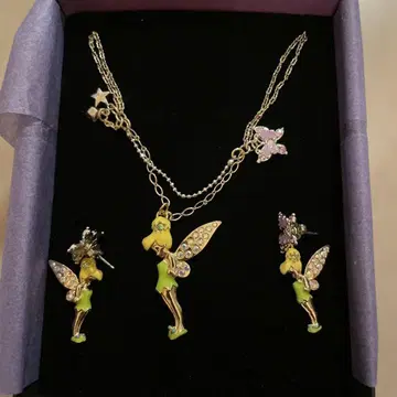 ANNA SUI 팅커벨 목걸이 & 귀걸이