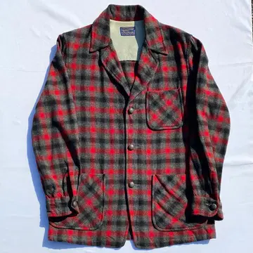 50's Pendleton 울 자켓 옴브레 버진울 셔츠