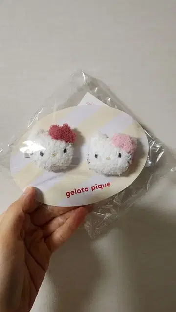 산리오 하우스 젤라또피케 헬로키티 헤어 클립