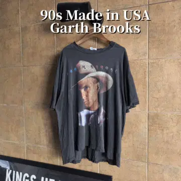 90s USA 제작 Garth Brooks 밴드 T셔츠 싱글 스티치