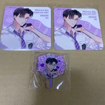 타몬 군 지금 어느 쪽!? 콜라보 카페 카이 린타로 코스터 아크릴 키링