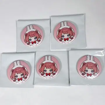 학원 아이돌 마스터 하나미 사키 미니 캔뱃지 5개 GiGO 팝업 특전