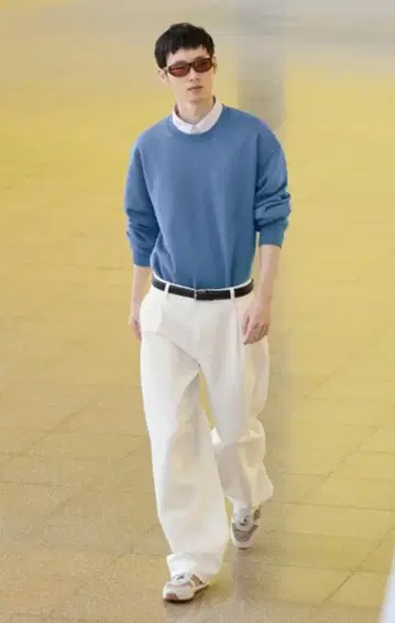 UNIQLO C 배럴 팬츠 M 화이트 유니클로