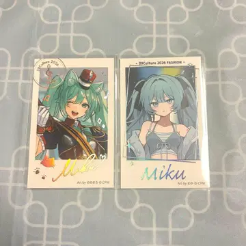 39culture 하츠네 미쿠 폴라로이드 FASHION MUSIC