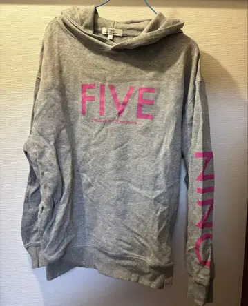 5등분의 신부 FIVE 그레이 후드티 L 사이즈 미사용