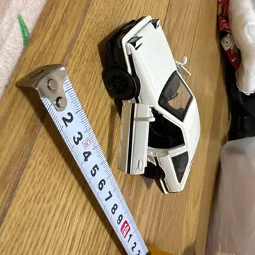 새상품 미사용품 AE86 화이트 미니카 개폐 도어 풀백카