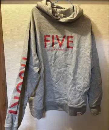 5등분의 신부 FIVE 후드티 그레이 5월 L 사이즈 미사용